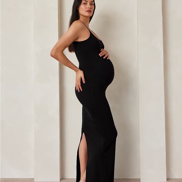 Bumpsuit Sculpting Rib Maxi Dress - Picture 2 of 3